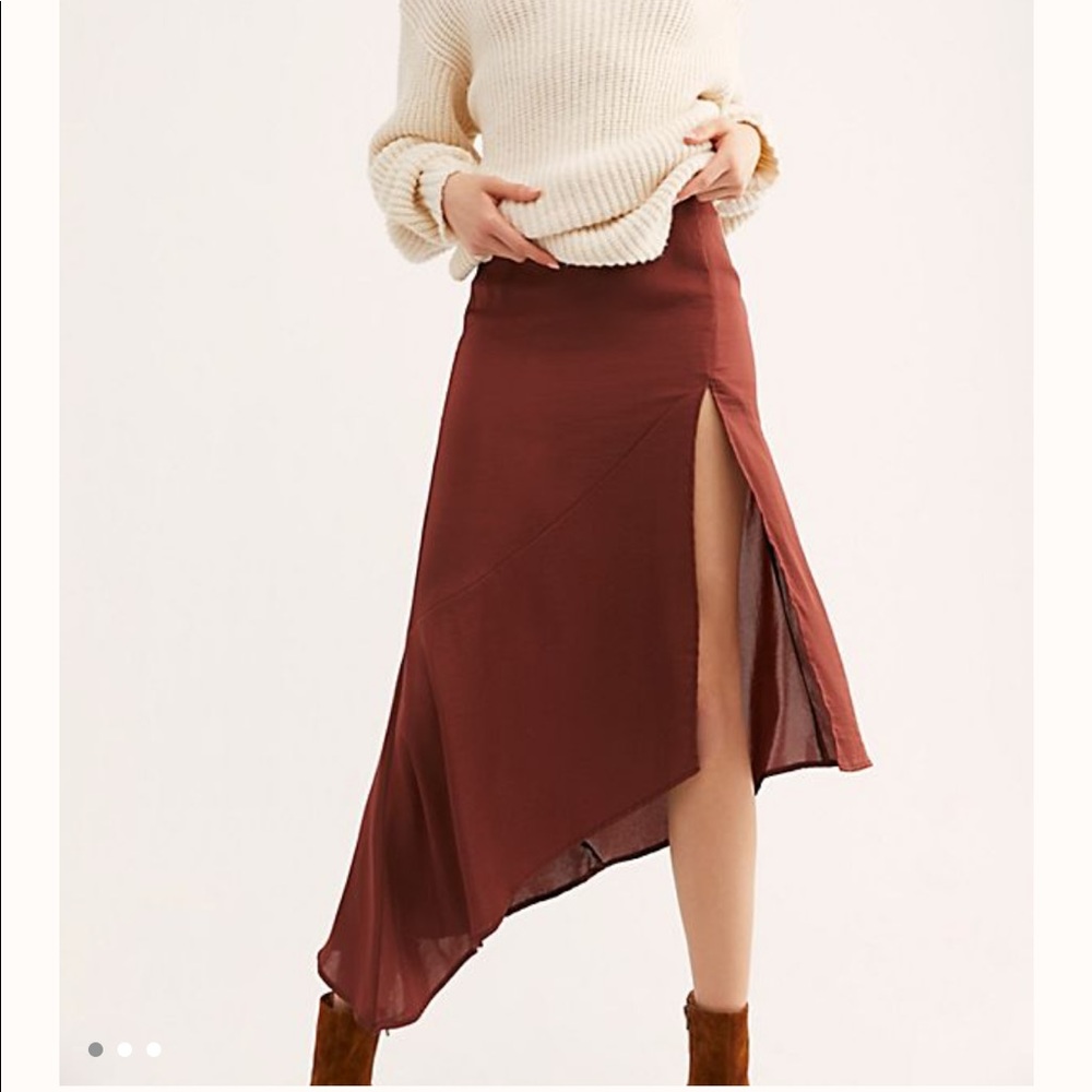 Free People Lola Slit Skirt